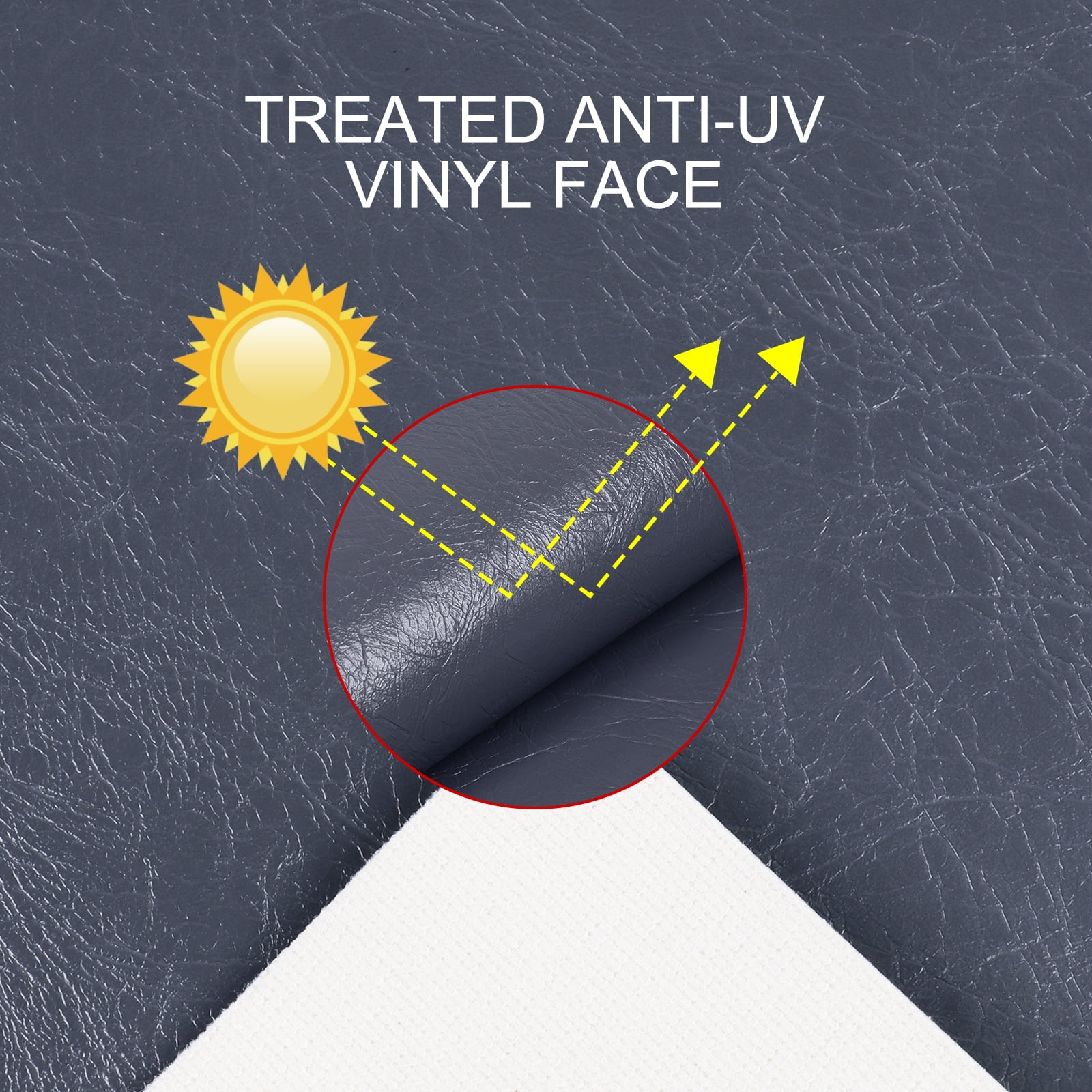 Marine Vinyl Synthetic Leather Material Heavy Duty Upholstery for Car Interiors, Home Decoration, Crafts