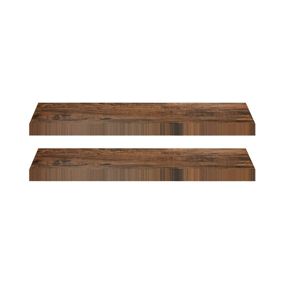 Achim Tivoli II Peel & Stick Vinyl Floor Planks, Mahogany, 10Ea (2 Pack)