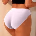 thumbnail image 2 of Uootdi Seamless Bikini Panties for Women Heart Detail No Show Stretch Support Briefs Soft Smooth Breathable Daily Intimates Gift, 2 of 7