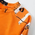 thumbnail image 4 of Matching Family Pajamas Sets Long Sleeve Halloween Pjs Striped Holiday Sleepwear Loungewear Set, 4 of 9