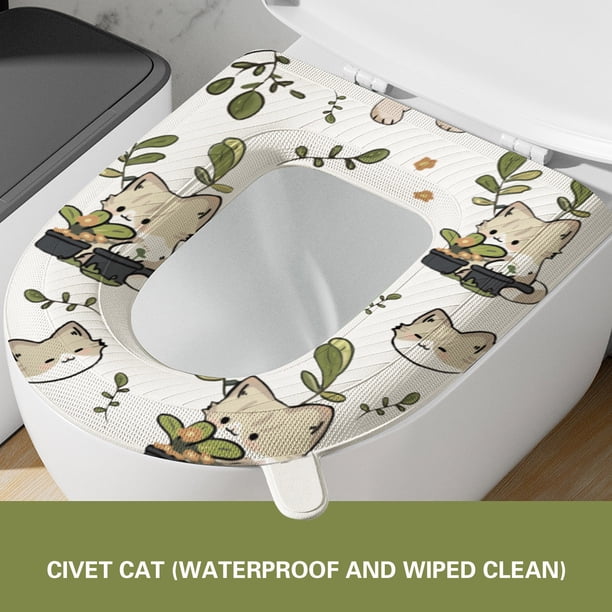 High Foam EVA Toilet Seat Cushion For Household Use Washable And Wipe Able Toilet Seat Ring Universal For All Seasons In The Bathroom