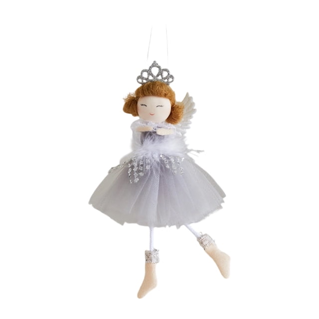 Hangs 2 Product for Christmas Angel Theme Pendant with Fabric Craft Scene