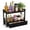 Black, variant on Sorbus 2-Tier 13" Bamboo Kitchen Organizer with Pull-Out Drawer, Beige