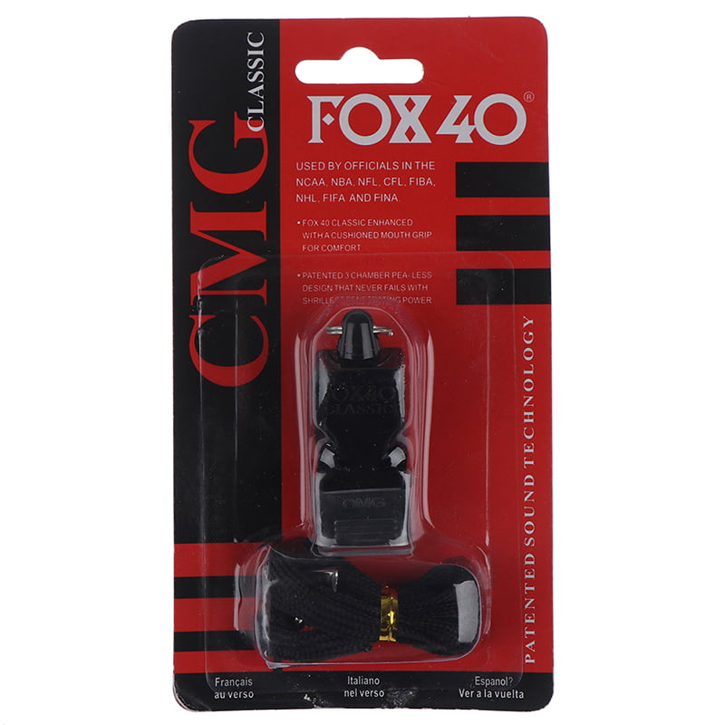 Fox 40 Classic CMG Whistle with Lanyard Referee-Coach Safety Alert Survival 