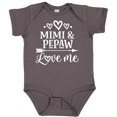 thumbnail image 3 of Inktastic Pepaw and Mimi Love Me Boys or Girls Baby Bodysuit, 3 of 5