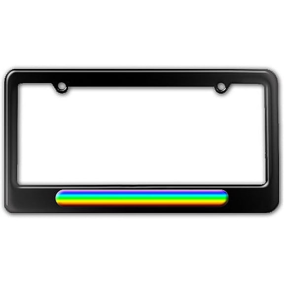 Rainbow - Gay Lesbian License Plate Frame