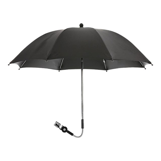 capota del cochecito Sombrilla para cochecito de bebé Sombrilla con abrazadera Sombrilla Sombrilla de lluvia con dispositivo de fijación para sillas de playa Magideal capota del cochecito