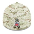 thumbnail image 4 of Men's New Era  Camo Los Angeles Chargers 2025 Salute to Service 39THIRTY Flex Hat, 4 of 5