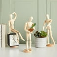 3 Pack Posable Art Figure Model, Flexible Wooden Drawing Mannequin for