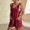 Wine, variant on Azrian Womens Fashion Summer Solid Casual Sleeveless Suspender Short Jumpsuit Prime Deals of The Day Today Only