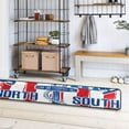 thumbnail image 4 of Dreamtimes Anchor Vintage American Flag Hallway Runner Rug 2'x6' Kitchen Rug with Rubber Backing Soul of The Sea Non Slip Entryway Rug Runner Washable Soft Area Rug for Hallway Bedroom Kitchen Decor, 4 of 6