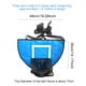 thumbnail image 5 of Trampolín Saltador Kuymtek Aro Baloncesto Tablero Con Pelota Inflable Azul 1 Aro Baloncesto 1 Bomba 3 Pelotas, 5 of 9