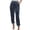 Grey*, variant on RUTAYY Women's Pants Solid Color Elastic Waist Straight Leg Casual with Pocket Comfortable Breathable Travel Elegant Trousers