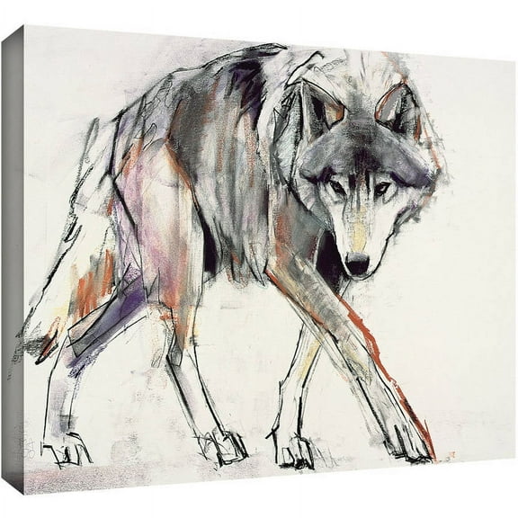 ArtWall Mark Adlington "Wolf" Gallery-Wrapped Canvas