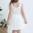 thumbnail image 4 of MEZZALL Girls Summer Dresses O-Neck Casual Sleeveless Vest Dress For Toddler Kids Comfortable Stretchy Waist Outdoor Play Outfits Dailywear Leisure / 2-3 Years, 4 of 4