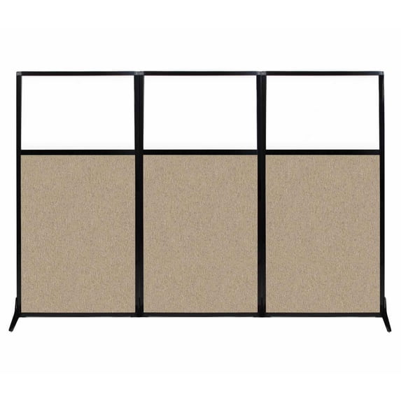 Work Station Screen - W/ Window - Fabric