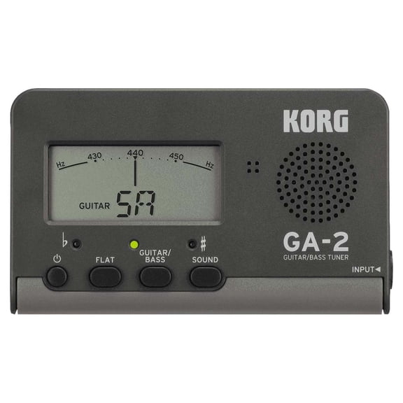 Korg Handheld Guitar And Bass Tuner, Black