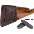 SlipOn Extendable Genuine Leather Shotguns Rifles Recoil Pad Hunting