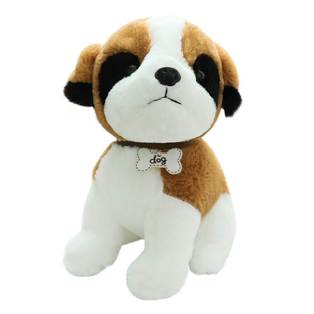 Luckys Chien de Simulation Fait à la Main Personnage Réaliste Jouet Chien Peluche Animal en Peluche