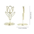 thumbnail image 3 of Tignapoo Lot de 20 Pinces Chiffres Tulipe pour Table pour Mariages, Fêtes et Déco Maison - Options Or et Or Rose, Emballées OPP, 3 of 6