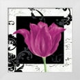 thumbnail image 3 of Pamela Gladding 26x26 White Modern Wood Framed Wall Art Titled - Damask Tulip IV, 3 of 5