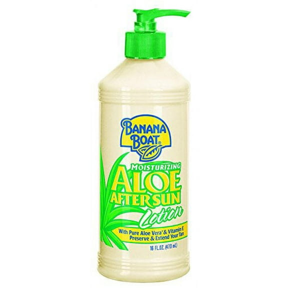 Banana Boat Aloe Vera Sun Burn Relief Sun Care After Sun Lotion (Pack of 4)