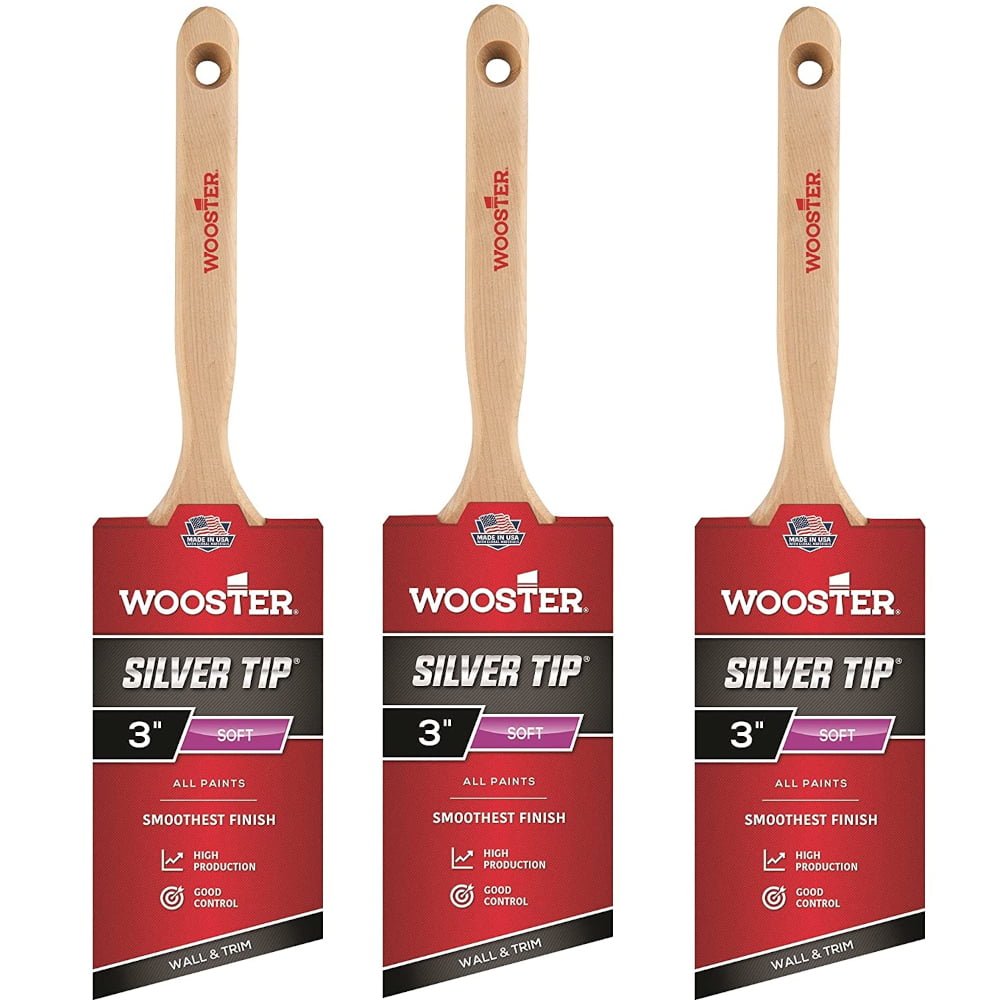 Wooster 5221-3 3" Angle Sash Paint Brush 