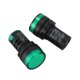 thumbnail image 3 of 4 Uds Ac220v indicador de potencia Led verde lámpara de luz de señal piloto 22mm de diámetro, 3 of 4