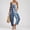 Dark Blue, variant on Women Floral Printed Adjustable Strap Denim Bib Overall Wide Leg Jeans Casual Baggy Overalls Jumpsuit Lightweight Pocket Baggy Dungarees(White,XXXL)