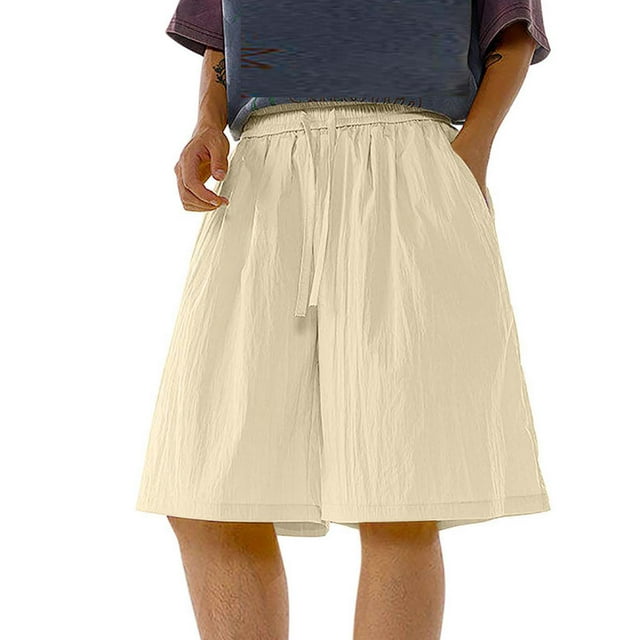 asjyhkr Plus Size Mens Athletic Shorts Elastic Waist Drawstring Breathable Running Gym Workout Shorts with Pockets,Xs-5XL