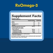 Natural Factors RxOmega-3, Natural Support for Heart Health with DHA and EPA, Daily Dietary Supplement, 240 Softgels
