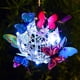 thumbnail image 2 of Lámpara solar colgante de mariposa para jardín, con mariposas de colores, LED, de metal, IP65, resistente al agua, para exteriores., 2 of 11