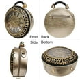 thumbnail image 3 of Baguery PVC Clock Shaped Crossbody Bag - Waterproof Adjustable Shoulder Purse for Women, 3 of 8