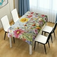 thumbnail image 7 of Coolnut Wildflowers Rectangle Tablecloth Waterproof Polyester Table Clothative Stain Resistant & Wrinkle Resistant Washable Table Cover for Dining Table/Party/Camping 54x54 Inch Decor Gift, 7 of 7