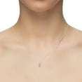 thumbnail image 2 of Natural Rose Quartz Hexagon Shape Pendant Necklace in Sterling Silver for Women with 18-inch Adj. Chain, January Birthstone Jewelry for Her Birthday, Wedding Anniversary, Christmas, Mothers Day, 2 of 7
