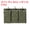 Dark Green, variant on Outdoor Multipurpose Open Top Triple Pouch Abrasion Resistant Waterproof Mud Color