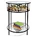 thumbnail image 3 of Round Terrarium Display End Table with Reinforced Glass in Black Iron- 20" Diameter, 26.5" Height- Great Indoor Decor for Any Home or Office- DIY Garden for Fern Moss Succulents Great, 3 of 3