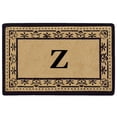 thumbnail image 1 of Corinthian Black 22" x 36" HeavyDuty Coir Doormat - Monogrammed Z, 1 of 1