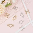 thumbnail image 4 of 1 Box Sneaker Charms 8pcs Shoelaces Charms 2 Styles Metal Shoe Clips Heart D Shape Shoe Laces Charms Shoe Buckles Shoelaces Decorations Crystal Rhinestones Shoes Accessory for Sneakers Casual Shoe, 4 of 9