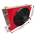 thumbnail image 3 of Hydraulic Air Cooler Aluminium Hydraulic Air Cooled Radiator 150L/MIN DC12V AH1417T, 3 of 9