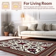 thumbnail image 2 of ODIKA 8' x 10' Machine Washable Non-Slip Area Rug, Middle Eastern Medallion High Traffic Rug, Ivory, 403995, 2 of 7