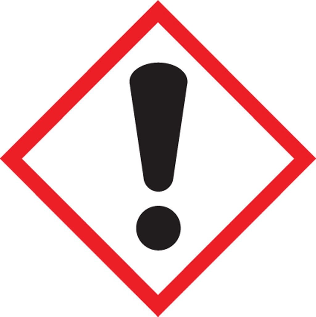 Accuform LZH627EV5 HAZ-COM / GHS GHS Pictogram Labels EXCLAMATION MARK ...
