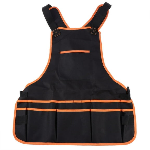 Raindrops Gardening Tool Apron Garden Cleaner Apron Work 59.50X59.00X0.40CM Black