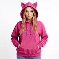 thumbnail image 3 of SAJA pop Huntrix Print Cat Ears Hoodie with De-mon Sweatshirt Movie Fashion Streetwear Long Sleeve Print Soft Sweatshirt M, 3 of 4