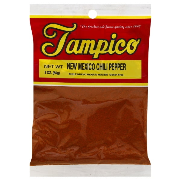 Tampico New Mexico Chili Pepper, Spices & Seasoning, 3 oz
