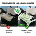 thumbnail image 4 of Golf Cart Seat Covers for 2 Seater,Summer Plants Soft Microfiber Cart Seat Towel Blanket,Botanical Watercolor Garden Plants Absorbent Breathable Non Slip Bench Seats Protector for Golf Course 51"x31", 4 of 9