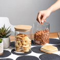 thumbnail image 2 of 1.2L Glass Set of 4, Airtight Storage Jars with Lids, 2 of 5