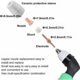 thumbnail image 3 of 65 piezas Consumibles de plasma PT31 Cortador de plasma Parkside Cut 30 40 50 Consumibles de cortador de plasma Accesorio de cortador de plasma Boquilla de punta de electrodo—Oi-FRIS, 3 of 5