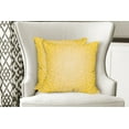 thumbnail image 4 of Ambesonne Yellow Throw Pillow Cover 2 Pack, Floral Victorian Retro, 16", Yellow, 4 of 6