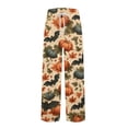 thumbnail image 4 of Pajama Pants for Men Halloween Pumpkin Printed Pajama Bottoms, Lightweight Sleep Pants, Drawstring Design Cozy Loungewear for Relaxation, 4 of 5